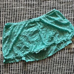 Catalina Size 1X (16w) Mint Blue Bikini Swim skirt